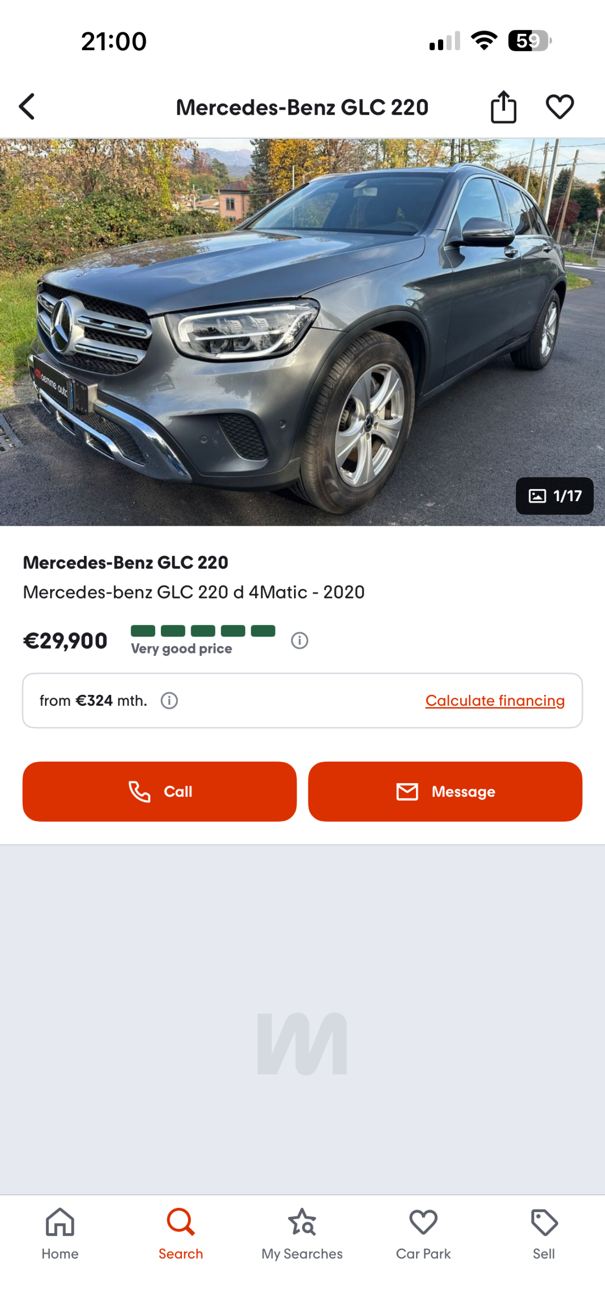 Mercedes benz GLC 220